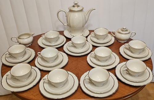 Kaffee teeservice mit goldrand - mit,