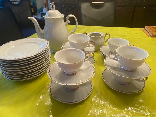 Antik goldrand kaffeeservice - goldrand,