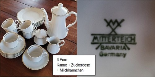 Kaffeeservice goldrand - kaffeeservice,
